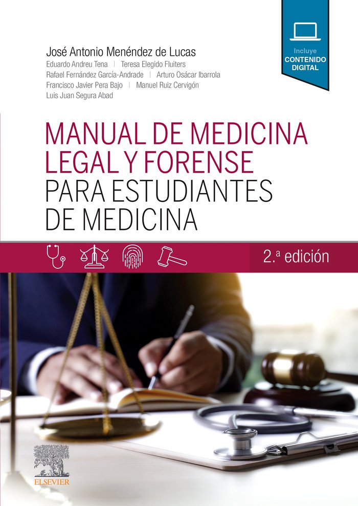 MANUAL DE MEDICINA LEGAL Y FORENSE PARA ESTUDIANTES DE MEDI - 9788491134527