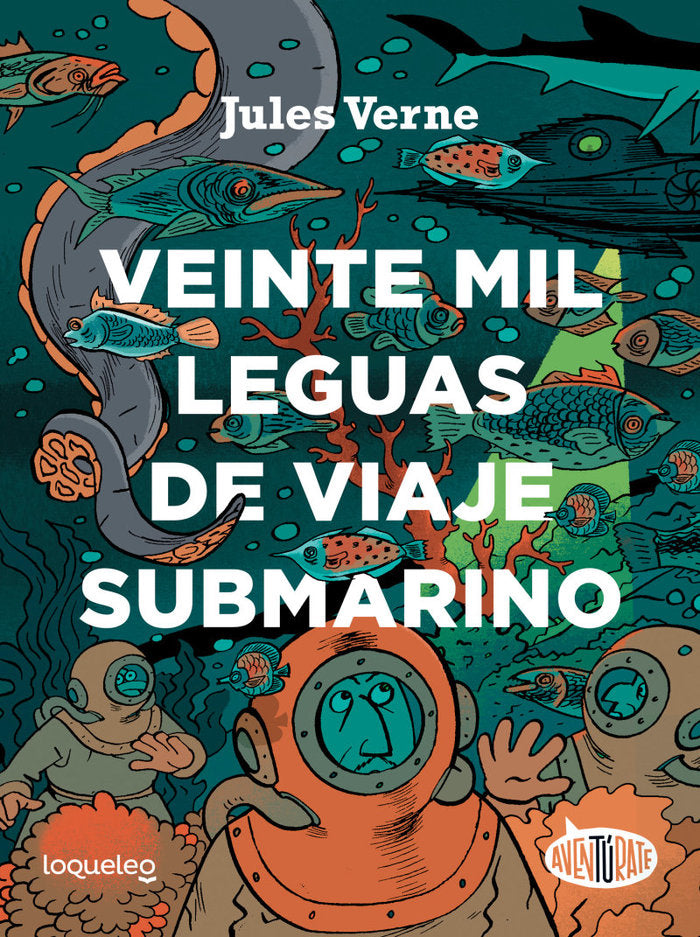 VEINTE MIL LEGUAS DE VIAJE SUBMARINO | Julio Verne | 9788491223917 (Loqueleo) Imagen principal del producto