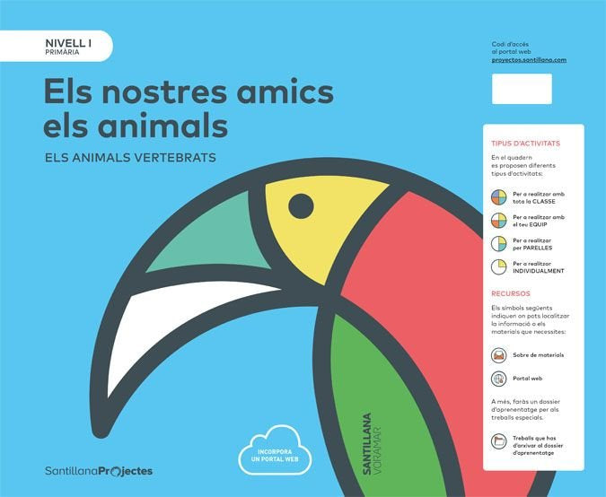 NOSTRES AMICS ANIMALS 1oEP NIV,I PROY,VALEN,17 | AA,VV | 9788491312376 (Voramar Santillana) Imagen principal del producto