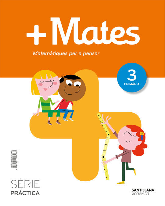 Matemáticas 3º EP Pensar Práctica Valencia 19 Mate+ (Voramar Santillana) - 9788491315933 Imagen principal del producto