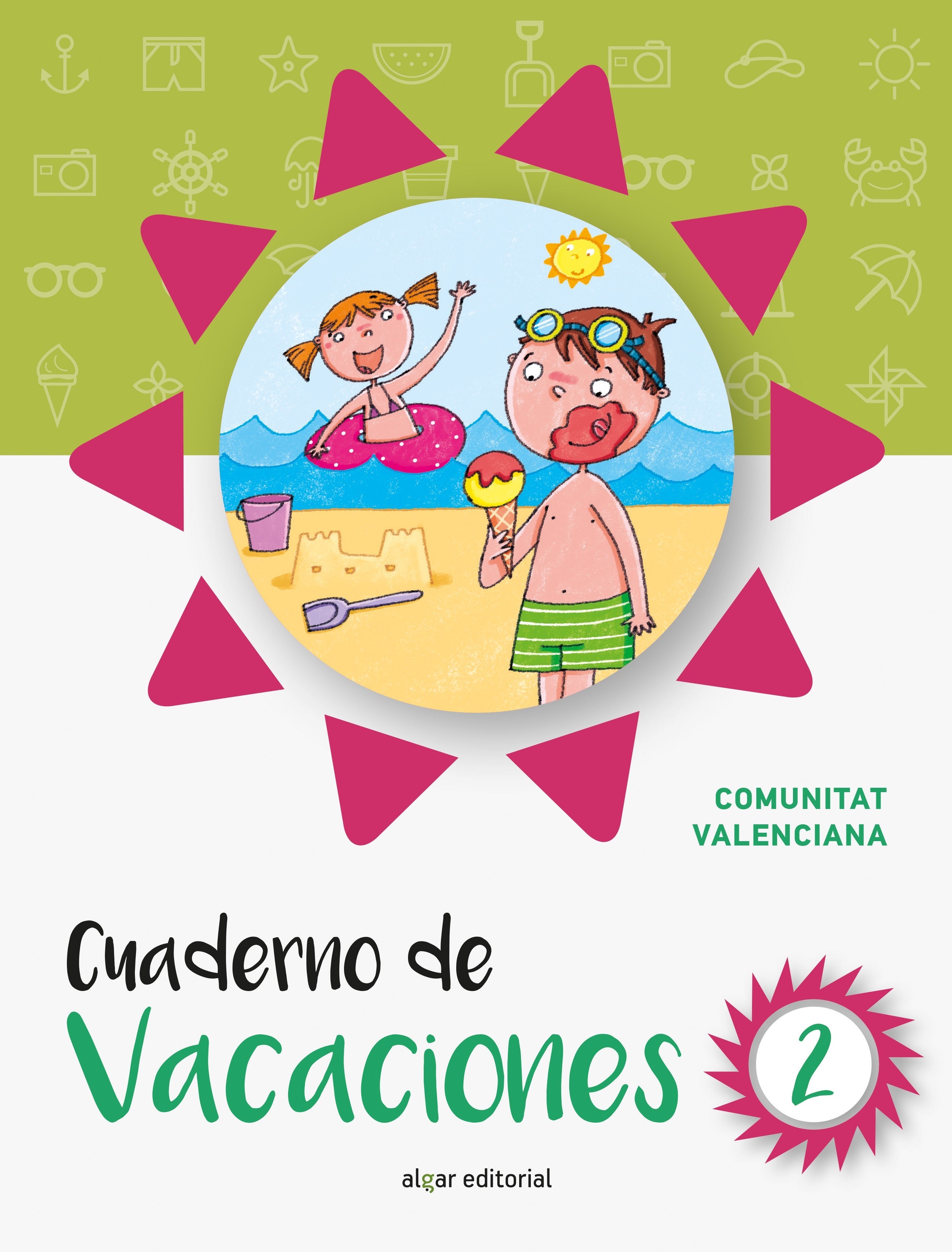 Cuaderno de vacaciones 2 (Comunidad Valenciana): Edición Comunidad Valenciana