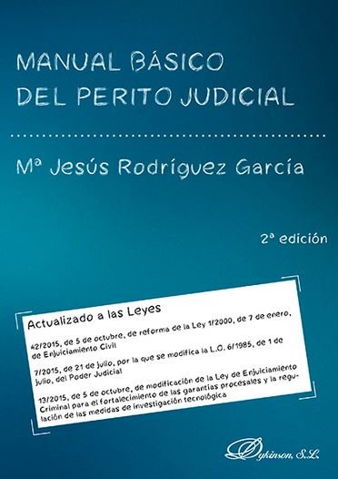 MANUAL BASICO DEL PERITO JUDICIAL - 9788491481362 Imagen principal del producto