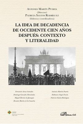 IDEA DE DECADENCIA DE OCCIDENTE CIEN AÑOS DESPUES CONTEXTO - 9788491489276 Imagen principal del producto