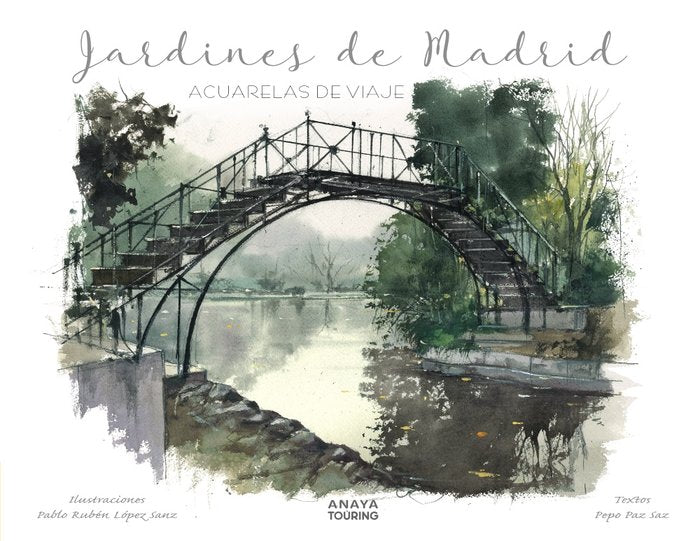 JARDINES DE MADRID ACUARELAS DE VIAJE - 9788491584292 Imagen principal del producto