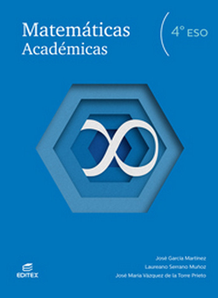 Matemáticas Academicas 4º ESO 19 (Editex) - 9788491618485 Imagen principal del producto
