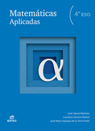 Matemáticas Aplicadas 4º ESO 19 (Editex) - 9788491618492 Imagen principal del producto
