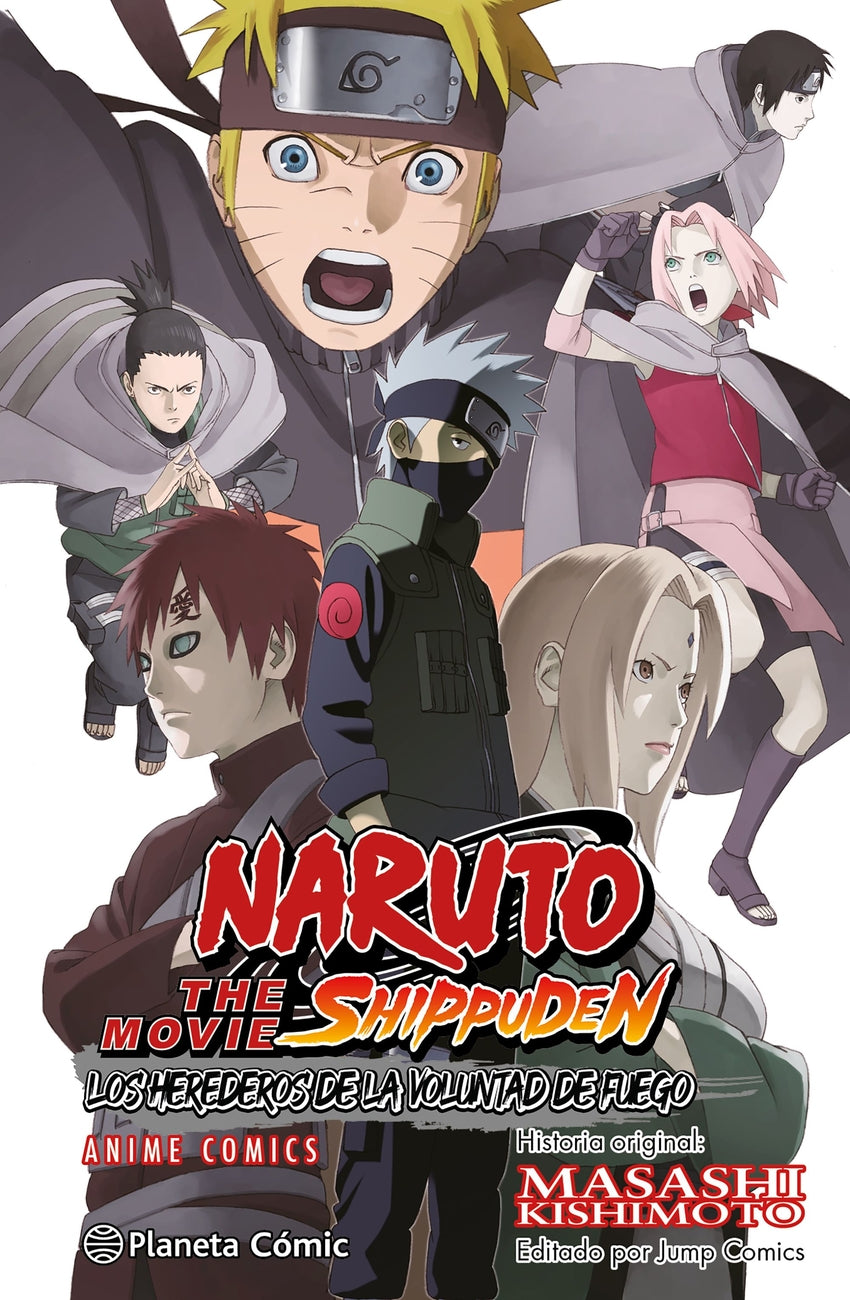 ✅ NARUTO SHIPPUDEN ANIME COMIC LOS HEREDEROS DE LA VOLUNTAD DE FUEGO - 9788491747666 Imagen principal del producto