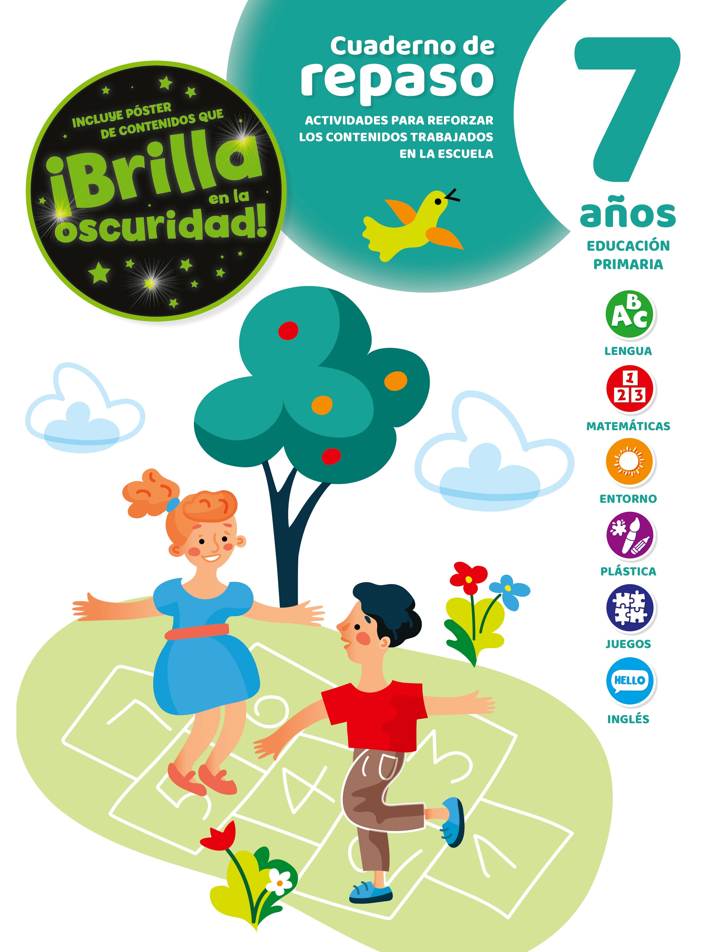 Cuaderno de Repaso Luminiscente 7 Años
