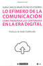 EFIMERO DE LA COMUNICACION COMO PRESERVAR LOS CONTENIDOS | AA,VV, | OBERTA UOC | 9788491801481