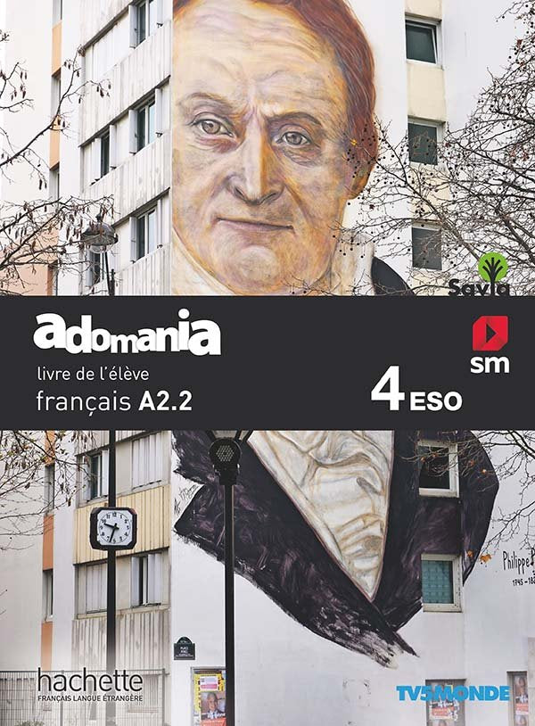 Francés Adomania. 4ºESO. Savia | Varios autores | 9788491824398 (SM) Imagen principal del producto