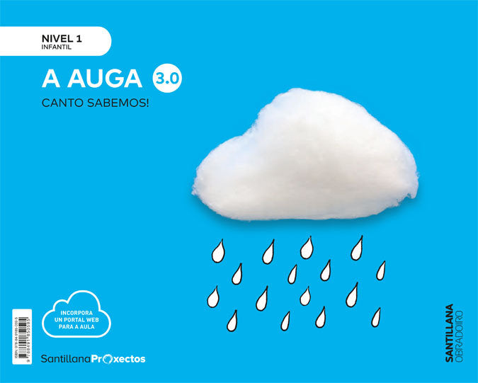 CUANTO SABEMOS 3,0 1 EL AGUA 3AÑOS GALLEGO 19 | Varios Autores | 9788491850595 (Obradoiro Santillana)