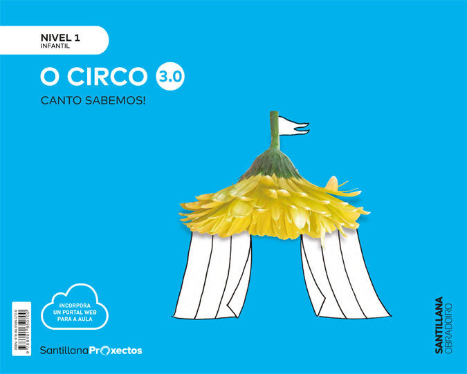 CUANTO SABEMOS 3,0 1 EL CIRCO 3AÑOS GALLEGO 19 | Varios Autores | 9788491850700 (Obradoiro Santillana)