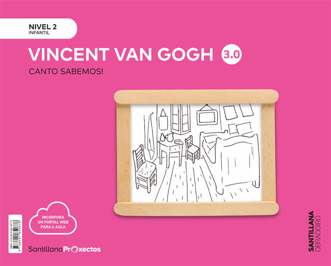 CUANTO SABEMOS 3,0 2 VAN GOGH 4AÑOS GALLEGO 19 | AA,VV | 9788491850878 (Obradoiro Santillana) Imagen principal del producto