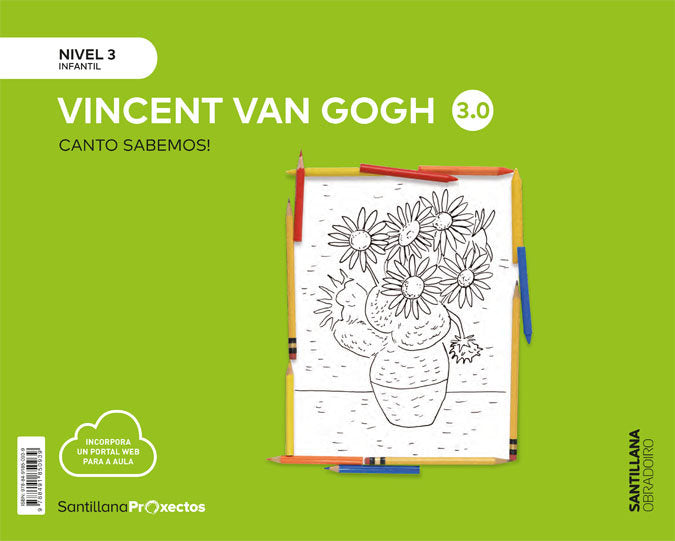 CUANTO SABEMOS 3,0 3 VAN GOGH 5AÑOS GALLEGO 19 | AA,VV | 9788491850939 (Obradoiro Santillana)