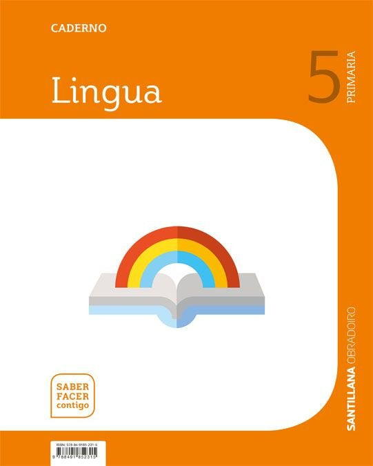 CADERNO LINGUA 5 PRIMARIA SABER FACER CONTIGO | Varios autores | 9788491852315 (Obradoiro Santillana)