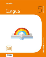 CADERNO LINGUA 5 PRIMARIA SABER FACER CONTIGO | Varios autores | 9788491852315 (Obradoiro Santillana)