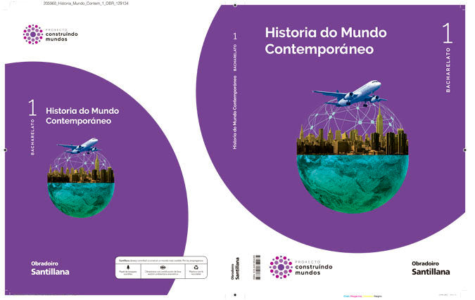 ✅ HISTORIA MUNDO CONTEMP, 1ºNB GALICIA 22 CONSTRUYENDO MUNDOS - 9788491854265 Imagen principal del producto