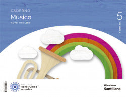 Caderno Música 5ºprimaria. Novo Tiroliro. Galicia 2022 Imagen principal del producto
