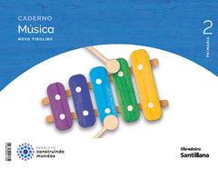 MUSICA CUADERNO 2º de Primaria GALICIA 23 NUEVO TIROLIRO | AA,VV | 9788491856719 (Obradoiro Santillana)