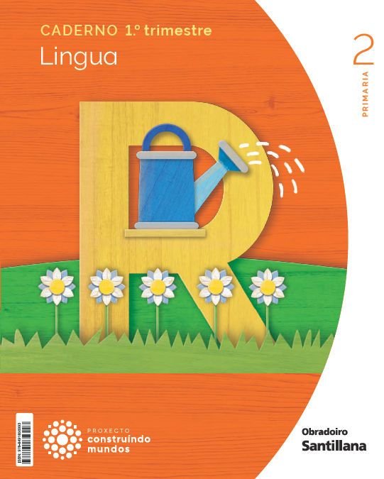 LENGUA CUADERNO 1 2º de Primaria GALICIA 23 CONSTRUYENDO MUNDOS | AA,VV | 9788491856993 (Obradoiro Santillana) Imagen principal del producto