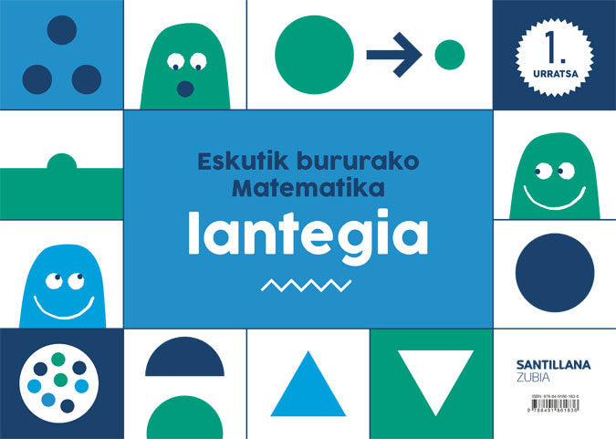 TALLER MATEMATICAS 1 3ÑOS EUSKERA 19 | Varios Autores | 9788491861836 (Zubia Santillana)