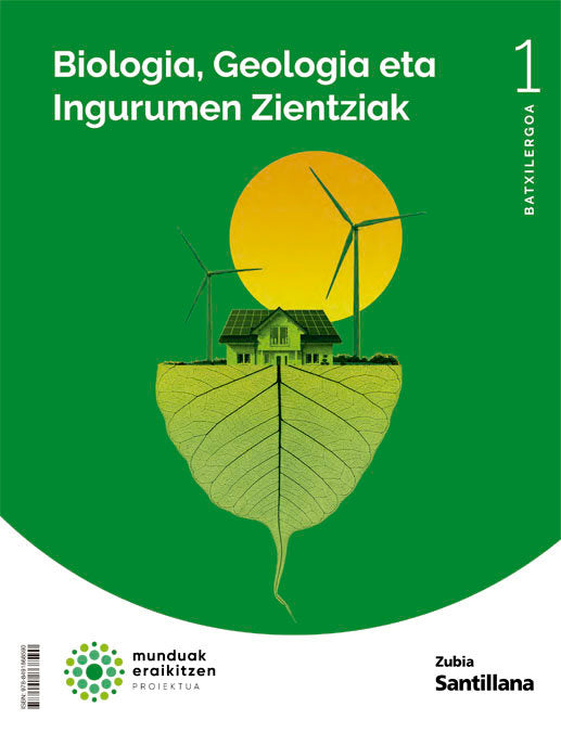✅ BIOLOGIA GEOLOGIA 1ºNB INGURUMEN ZIENTZIAK 22 MUNDUAK ER - 9788491868590 Imagen principal del producto