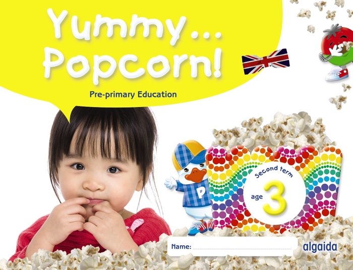 YUMMY POPCORN 3AÑOS INGLES 2oTRIM,SECOND TERM 22 | Varios Autores | 9788491895879 (Algaida Editores Texto) Imagen principal del producto