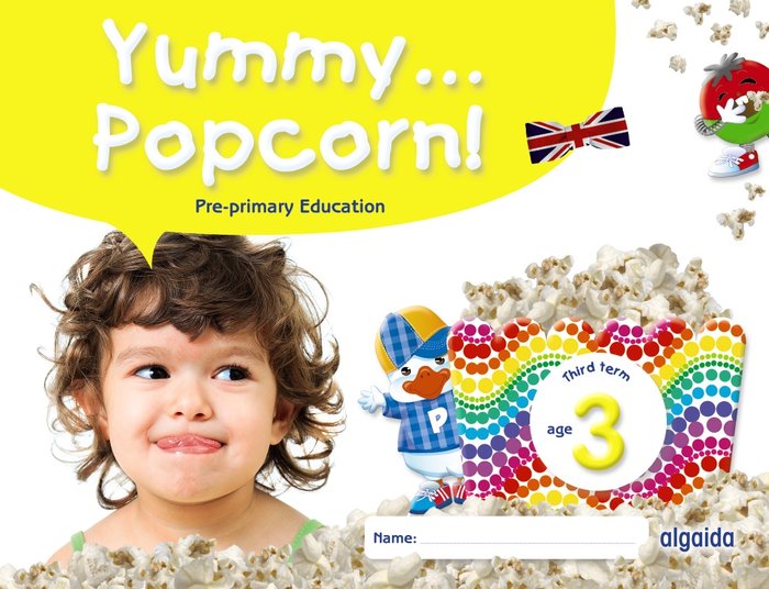 YUMMY POPCORN 3AÑOS INGLES 3oTRIM,THIRD TERM 22 | Varios Autores | 9788491895886 (Algaida Editores Texto) Imagen principal del producto