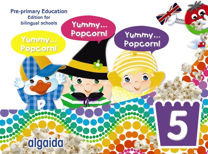 YUMMY POPCORN 5AÑOS INGLES GLOBALIZADO 22 | AA,VV | 9788491895930 (Algaida Editores Texto) Imagen principal del producto