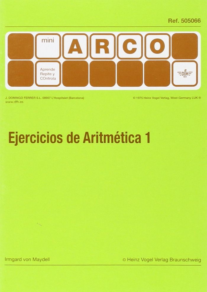 EJERCICIOS DE ARITMETICA 1 - 9788492490455 Imagen principal del producto