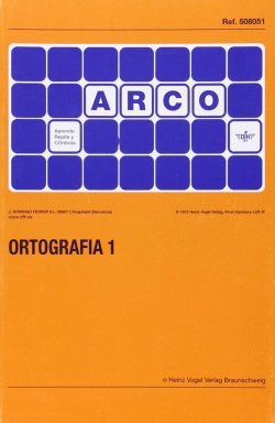 Arco Ortografia 1. Aa. Vv. (Arco) 9788492490578 Imagen secundaria del producto