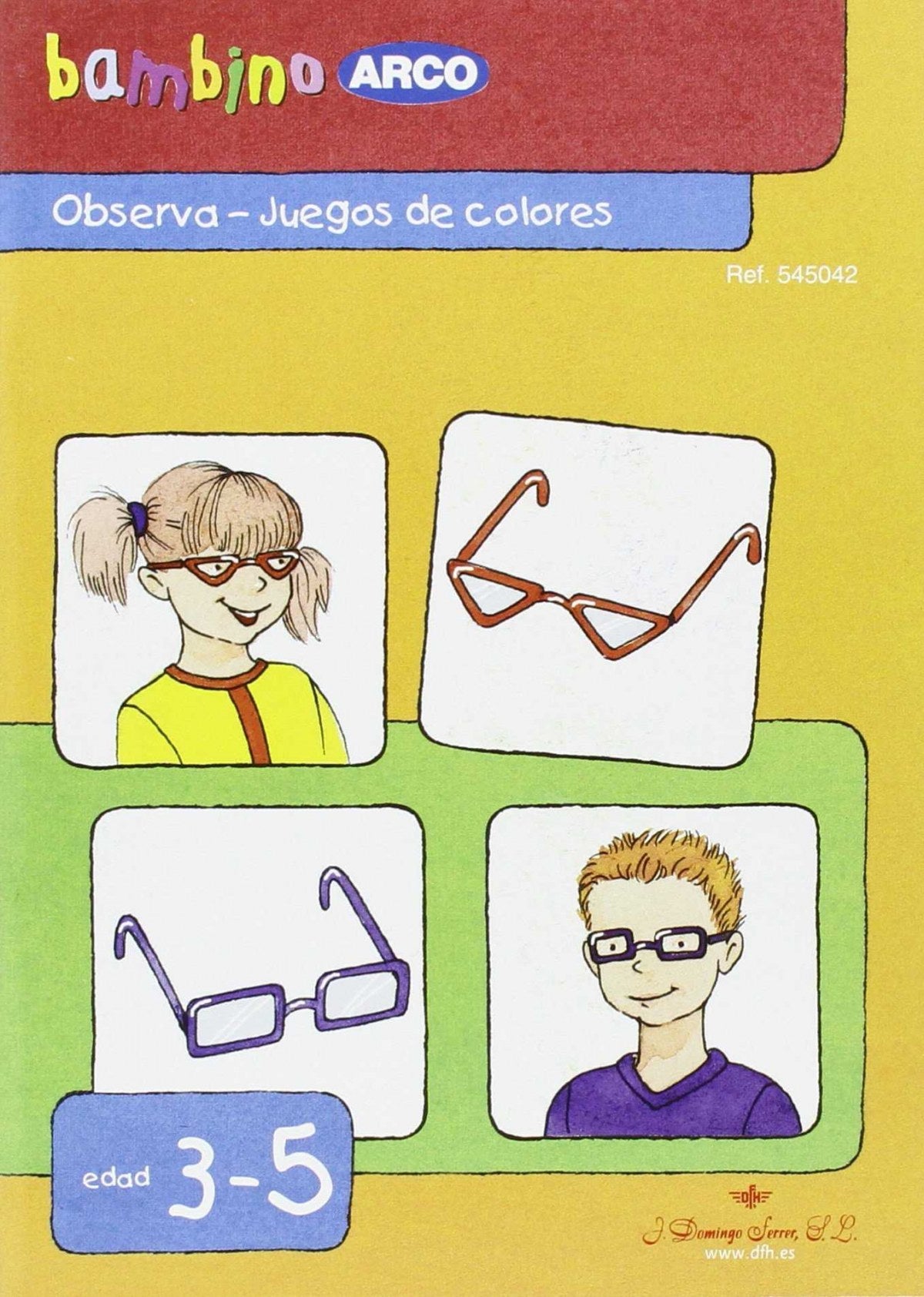 BAMBINO ARCO. Observa. Juegos de colores