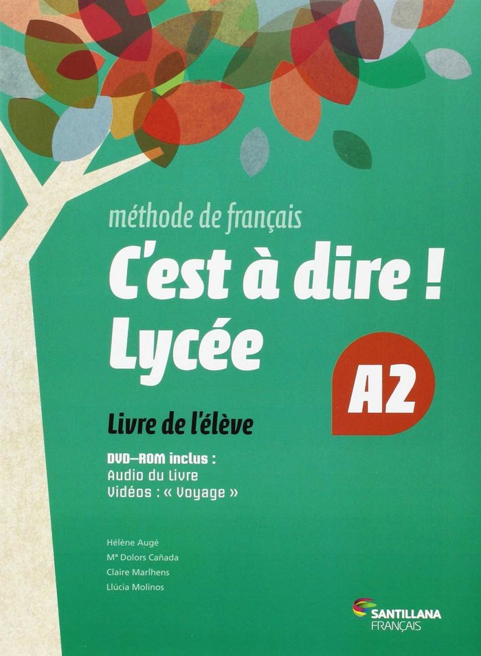 ✅ C'EST A DIRE LYCEE A2 ELEVE+DVD NB 15 SANFR42NB - 9788492729661