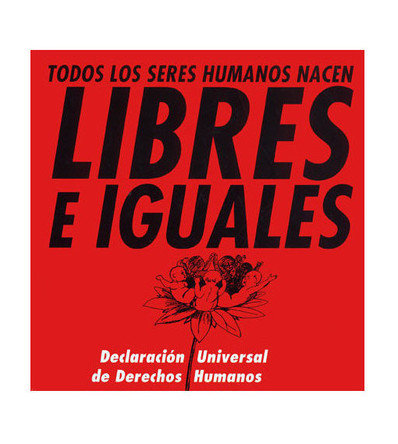 LIBRES E IGUALES DECLARACION UNIVERSAL DE DERECHOS HUMANOS - 9788493869205 Imagen principal del producto