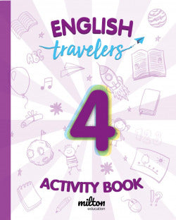Travelers Red 4 Activity Book | MILTON | 9788494962745 Imagen principal del producto