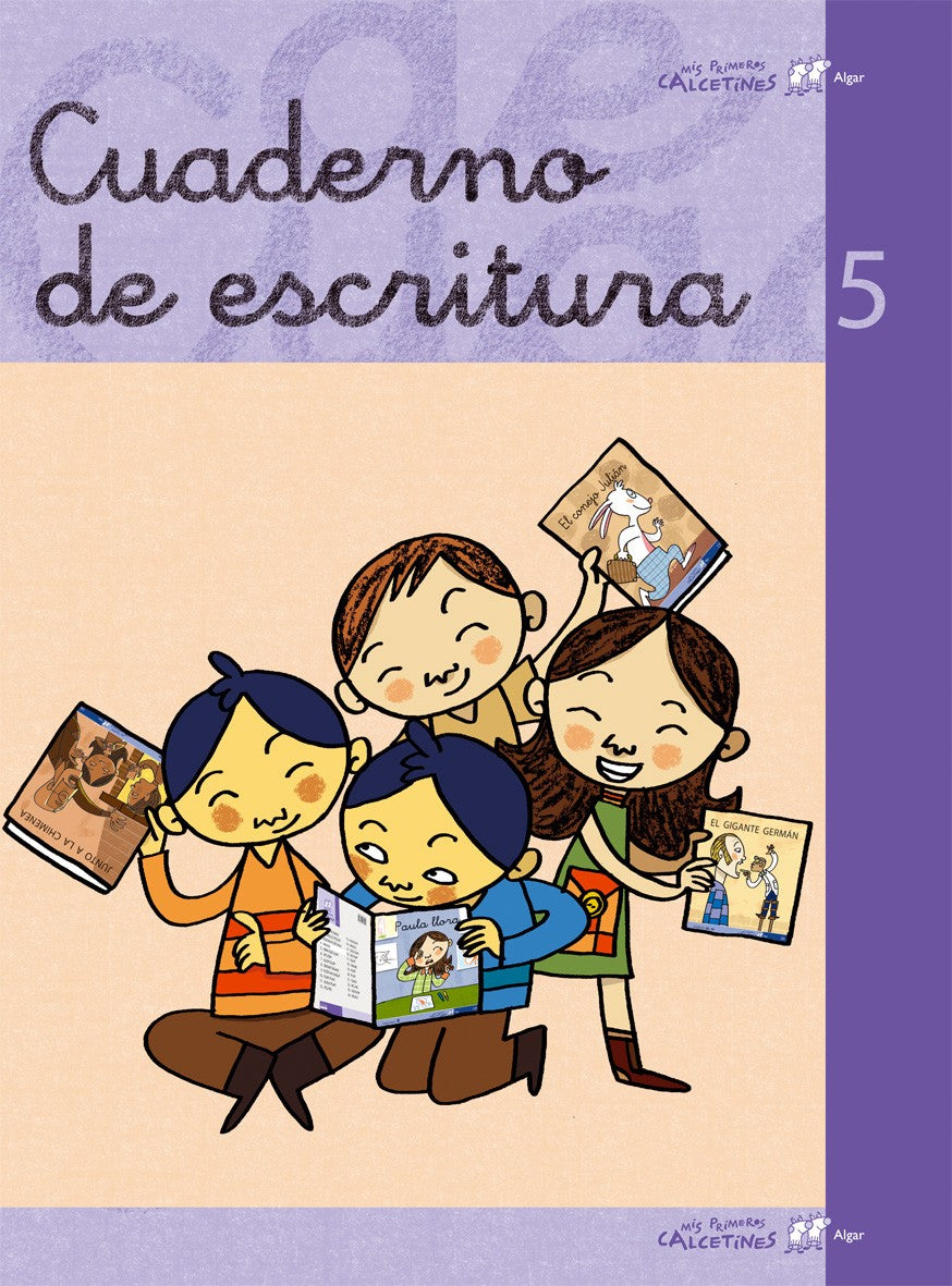 Cuaderno escritura 5. Aa. Vv. (ALGAR EDITORIAL) 9788496514690