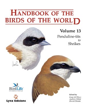 HANDBOOK OF THE BIRDS OF THE WORLD VOL13 - 9788496553453