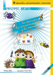 TRABAJAMOS JUNTOS 10 ATENCION CONCENTRACION Y MEMORIA | DIAZ SANCHEZ,VANESA | ALJIBE | 9788497007429
