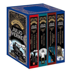 ESTUCHE JULIO VERNE OBRAS COMPLETAS 4 VOLUMENES | Julio Verne | 9788497945660 (Edimat editorial)