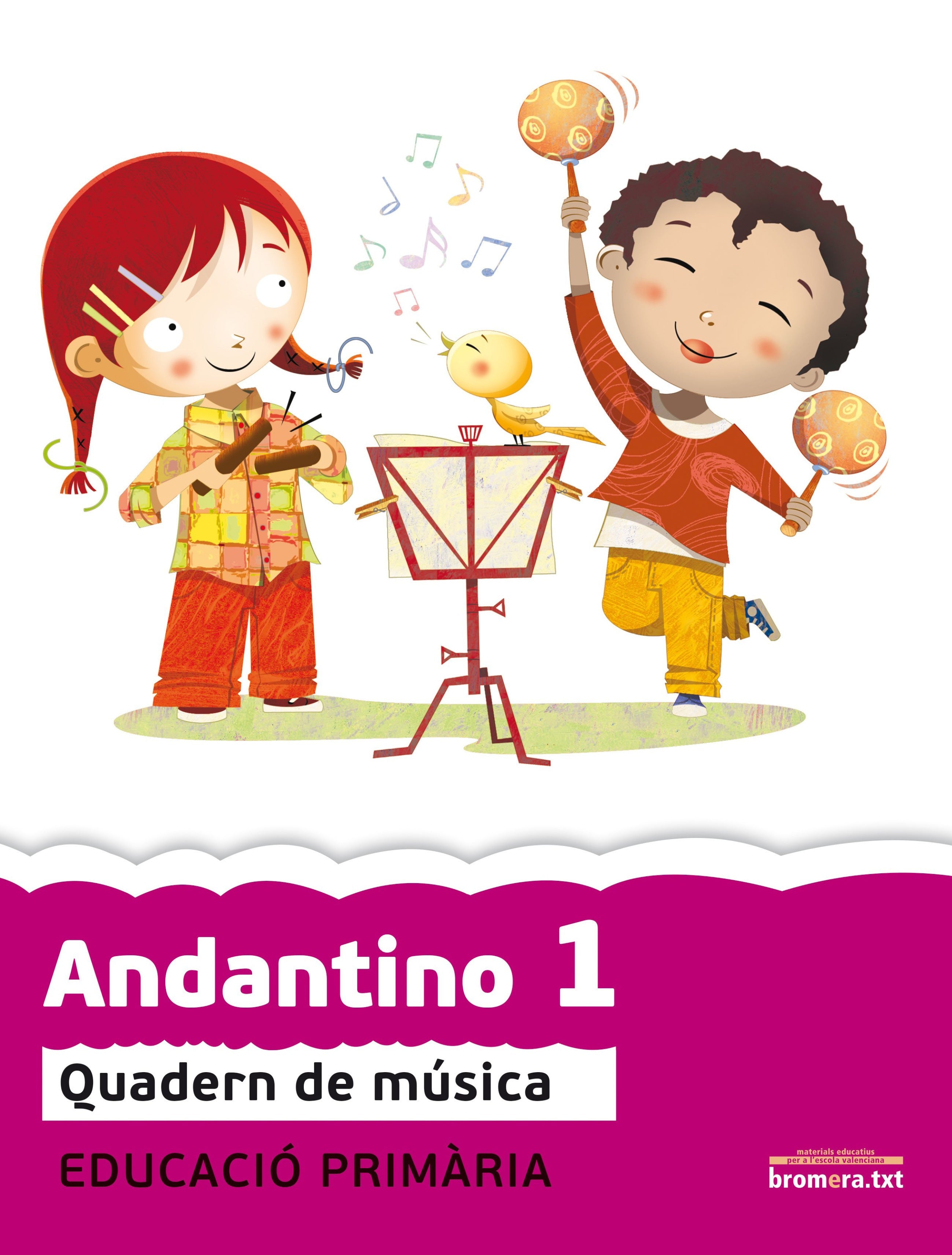 Andantino 1. Projecte Far: Quadern de música. Primer cicle de Primària. 1r curs. Aa. Vv. (Edicions Bromera, S.L.) 9788498249262