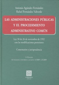 ADMINISTRACIONES PUBLICAS Y EL PROCEDIMIENTO ADMINISTRATIVO - 9788498366549