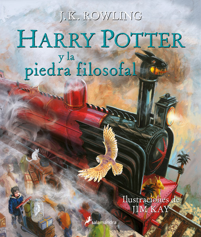 HARRY POTTER 1 LA PIEDRA FILOSOFAL ILUSTRADO | Rowling,j,k | 9788498387070 (Salamandra infantil y juvenil)