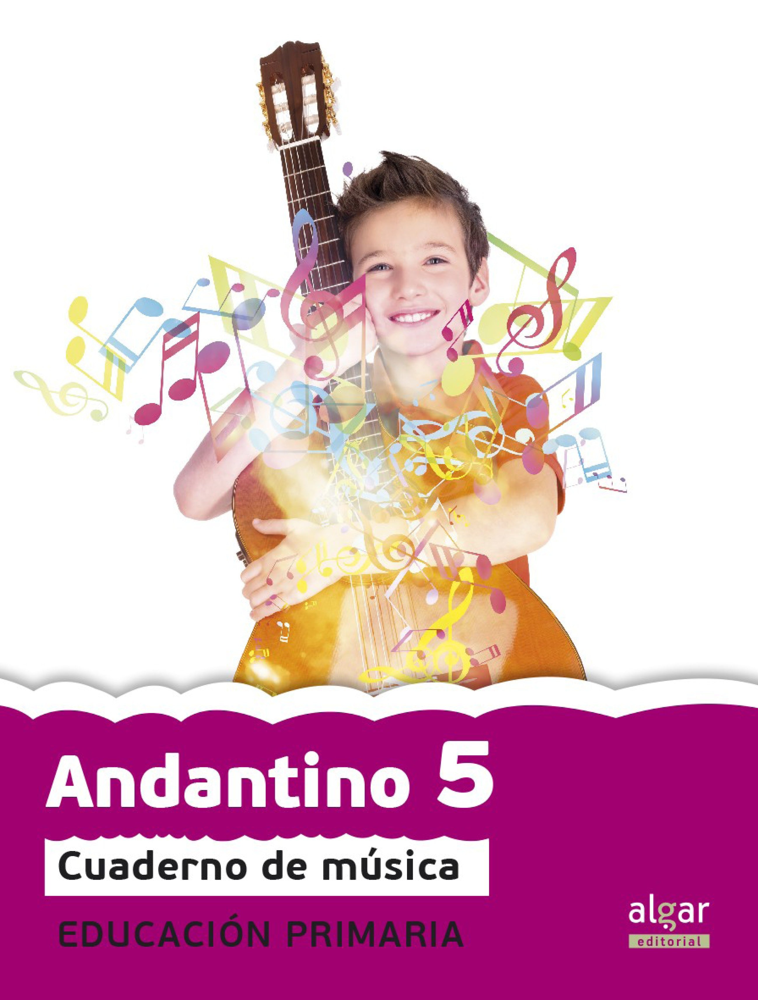 Andantino 5. Proyecto faro: Música. Tercer ciclo de Primaria. 5o curso. Aa. Vv. (ALGAR EDITORIAL) 9788498455342 Imagen principal del producto