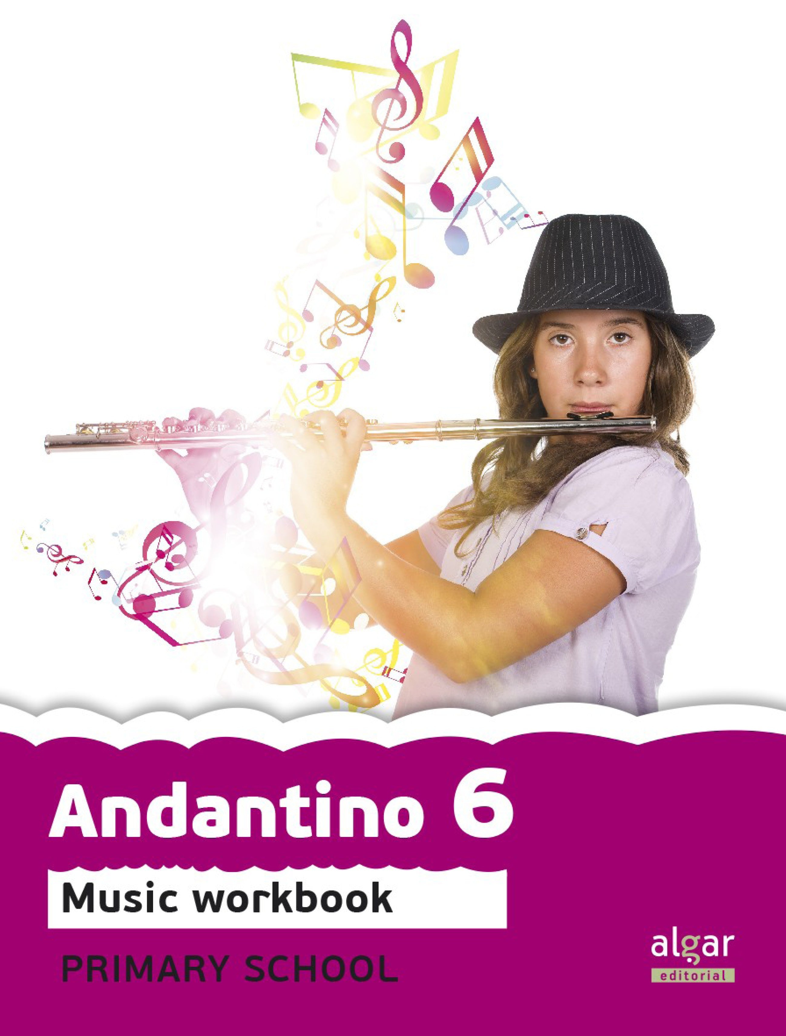 Andantino 6. Music Workbook Proyecto faro: Música. Tercer ciclo de Primaria. 6o curso. Aa. Vv. (ALGAR EDITORIAL) 9788498455373 Imagen principal del producto
