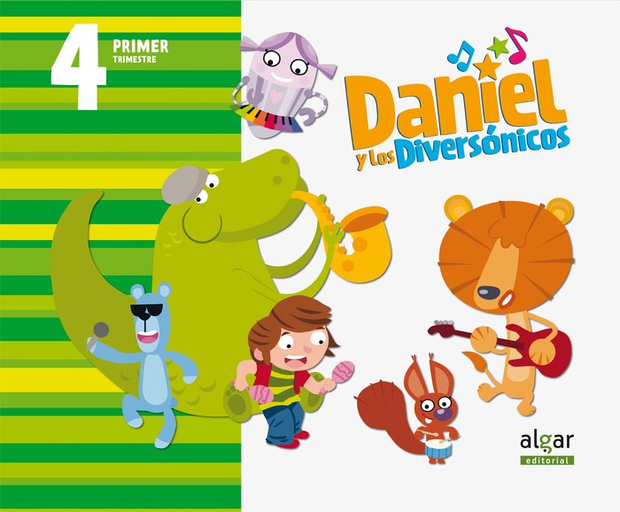 DANIEL Y DIVERSONICOS 4AÑOS 1oTRIMESTRE | AA,VV, | 9788498459470 (Algar Texto)