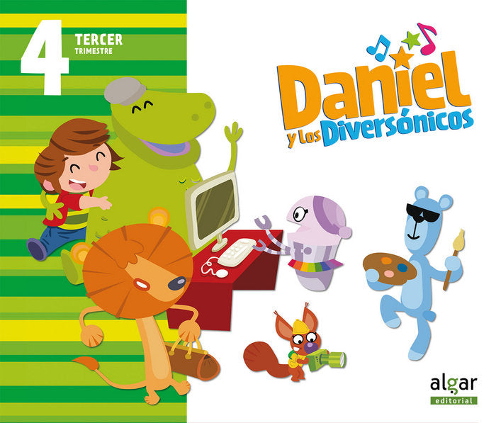 DANIEL Y DIVERSONICOS 4AÑOS 3oTRIMESTRE | AA,VV, | 9788498459494 (Algar Texto)