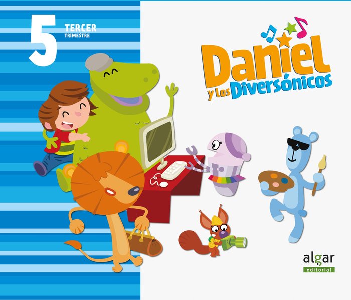 DANIEL Y DIVERSONICOS 5AÑOS 3oTRIMESTRE | AA,VV, | 9788498459548 (Algar Texto) Imagen principal del producto