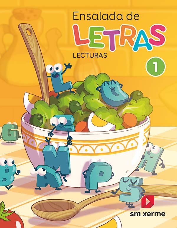 LECTURAS 1oEP ENSALADA LETRAS GALICIA 19 | ORO PRADERA, BEGOÑA | 9788498546835 (Xerme Sm)