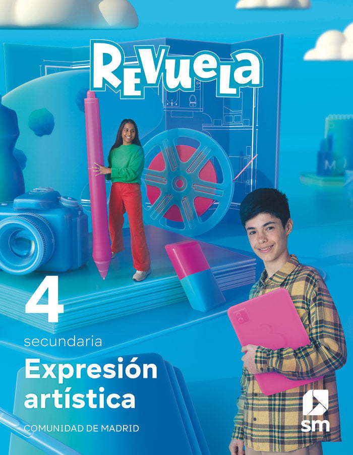 Expresión Artística. 4 Secundaria. Revuela. Comunidad de Madrid | Varios autores | 9788498561371 (SM) Imagen principal del producto