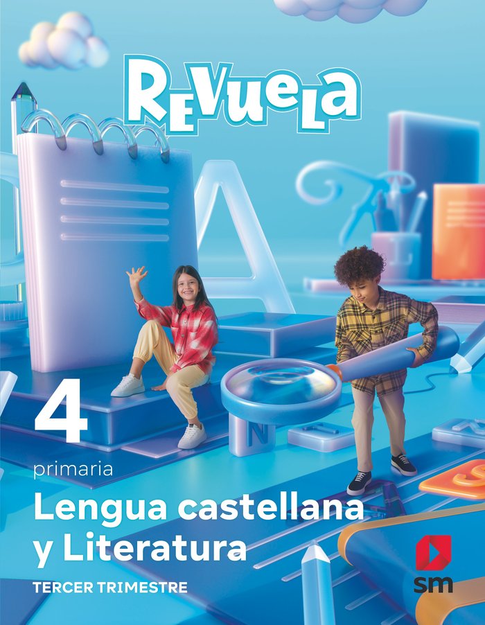 Lengua Castellana y Literatura. 4 Primaria. Trimestres. Revuela | Varios autores | 9788498561661 (Sm) Imagen principal del producto